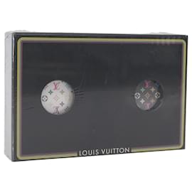 LOUIS VUITTON Cartes à Jouer Multicolores Noir Blanc LV Auth AMZ463V