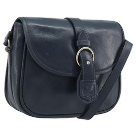 Céline Borsa a Spalla CELINE in Pelle Blu Navy Oro Auth bs33902