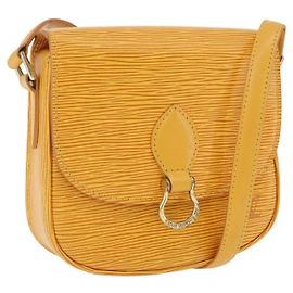 LOUIS VUITTON Borsa a Spalla Epi Saint Cloud PM Gialla M52219 LV Auth ARZ450