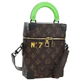 LOUIS VUITTON Borsa a Spalla Monogram Vertical Box Trunk M59664 LV Auth ARZ543SAM