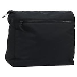 Borsa Clutch Bottega Veneta in nylon nero Auth mr2132