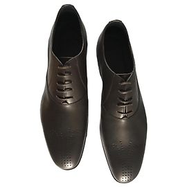 Scarpe Derby Rochas in pelle marrone