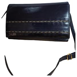 Borsa in pelle nera Bruno Magli
