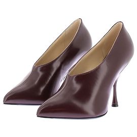 Escarpins Phoebe Philo en cuir bordeaux