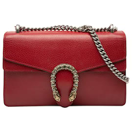 Borsa a Spalla Dionysus in Pelle Rossa Media Gucci