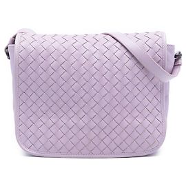Bottega Veneta Lila Nappa Intrecciato Umhängetasche