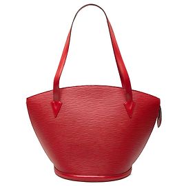 Louis Vuitton Saint Jacques GM in Epi Rosso con Cinghia Lunga