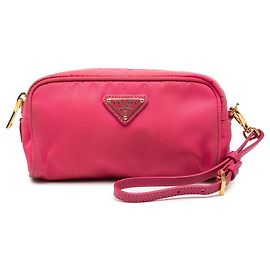 Pochette da polso Tessuto rosa Prada