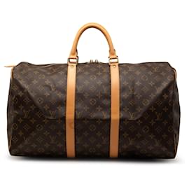 Louis Vuitton Keepall 50 Monogram Marrone