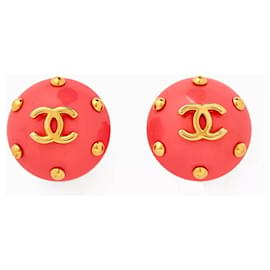 Orecchini vintage a clip con borchie - Chanel