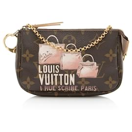 Mini Pochette Accessoires Affiche in Tela Monogramma Edizione Limitata Louis Vuitton