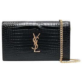 Bolsa de Ombro Cassandre Croco da Saint Laurent