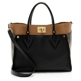 Borsa tote On My Side MM in tela Monogram in pelle di vitello Louis Vuitton
