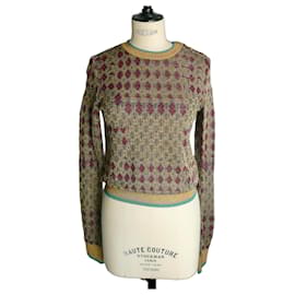 CHANEL Maglione Leggero Dorato Ultra Chic Collezione Egitto Condizioni Quasi Nuove Taglia 36 - Chanel
