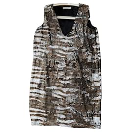 Zapa Paillettenkleid mehrfarbig