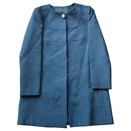Cappotto Tara Jarmon Blu Marino e Blu