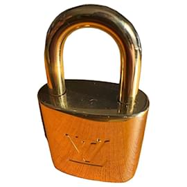Portachiavi Louis Vuitton Locker Oro