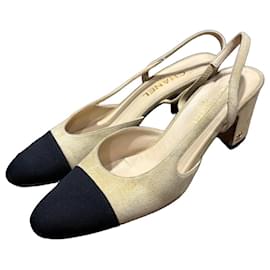 Décolleté Slingback Bicolore Chanel
