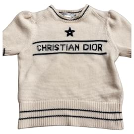 Strickpullover W Christian Dior T36 6801 Fantaisie Blau