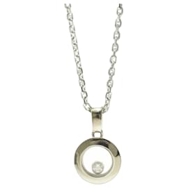 Chopard Happy Diamonds Anhänger Halskette aus Weißgold