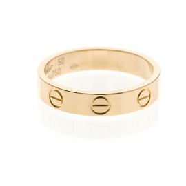 Anel Mini Love Cartier em Ouro Rosa