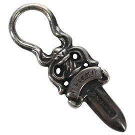 Pingente de Charme em Forma de Adaga Chrome Hearts em Prata Ag925 Auth LNZ833SAV