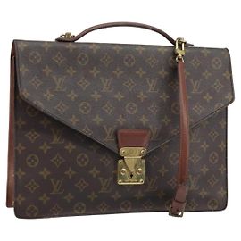LOUIS VUITTON Borsa Porta Documenti a Tracolla Monogram M53338 LV Auth hk3555