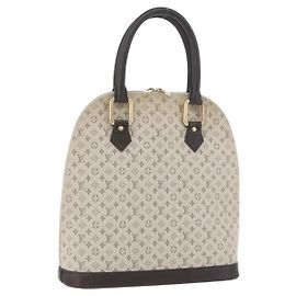 LOUIS VUITTON Borsa a Mano Mini Alma Haut Monogramma Khaki M92203 LV Auth BA11248