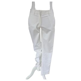 Vaqueros Slim Maison Martin Margiela Blancos Algodón