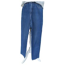 Pantalones Jil Sander de algodón azul