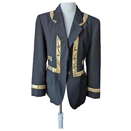 Moschino Wool Blazer Black