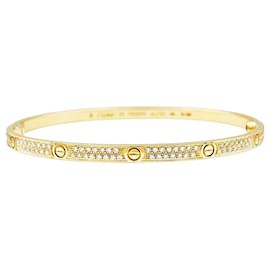 CARTIER Bracelet, "Love", yellow gold, diamonds.