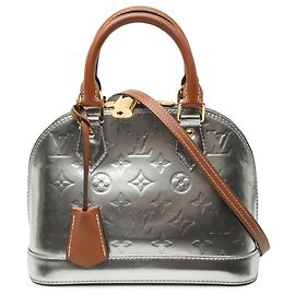 Louis Vuitton Alma BB in Vernis Monogram Argento