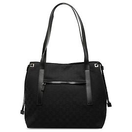 Gucci Schwarze GG Canvas Tote