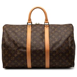 Louis Vuitton Keepall 45 Monogram Braun