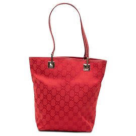 Gucci Rote GG Canvas Tote
