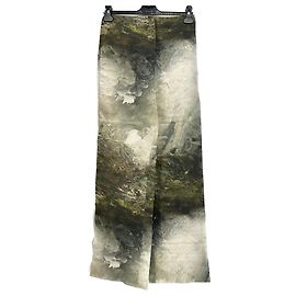 Acne Grün bedruckte Hose