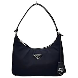 Prada Borsa Mini in Nylon Rieditata