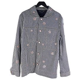 Louis Vuitton Arbeitsjacke mit Strassverzierungen Nigo Cherry Blossom