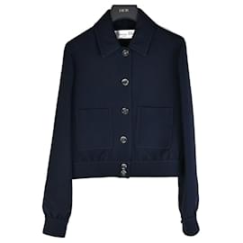Dior Wollseiden-Cropped-Jacke