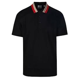 Gestreiftes Polo-Shirt mit Logo - Burberry