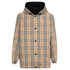 Burberry Wendbare Nylonjacke im Schachbrettmuster