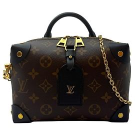 Louis Vuitton Borsa a tracolla Petit Mal in suede Monogram