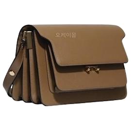 Marni Saffiano Trunk Tasche Mittel