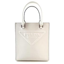 Prada Borsa a tracolla con logo in rilievo Saffiano