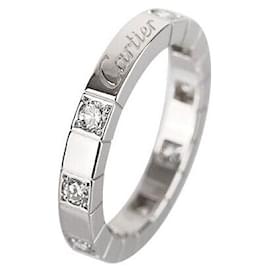 Cartier Laniere Ring aus Weißgold mit Diamanten Größe