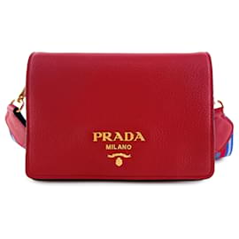 Prada Borsa a Spalla Crossbody Vitello Daino