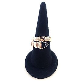 Bulgari Onyx-Diamant Serpenti Viper Ring