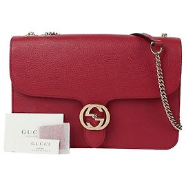 Gucci Bolso de hombro mediano entrelazado