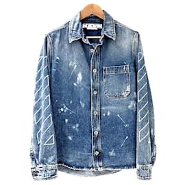 Diag Denim Jacket - Off White